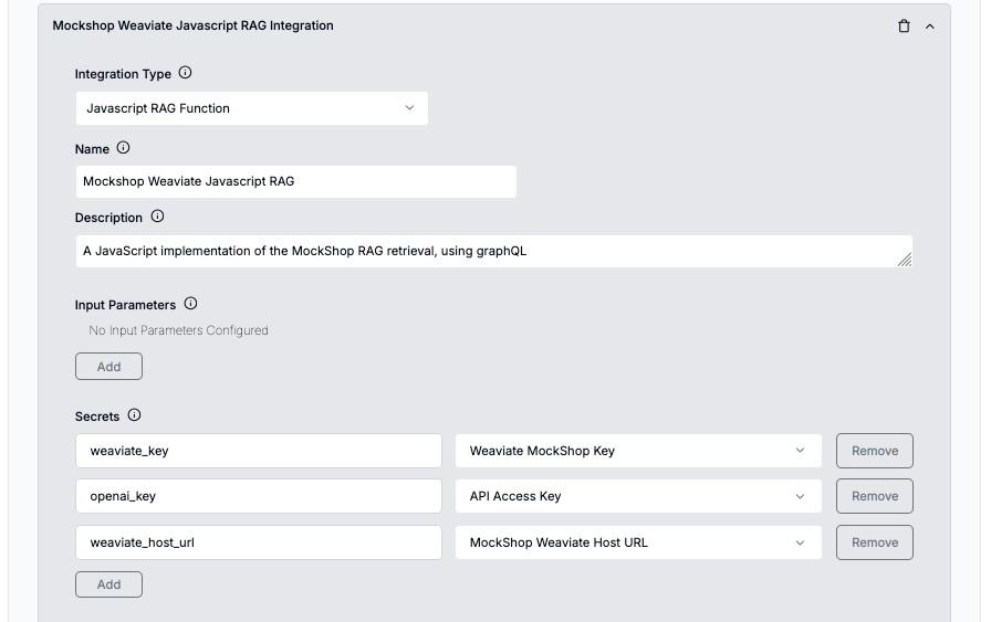 Custom Content Retriever Function interface definition